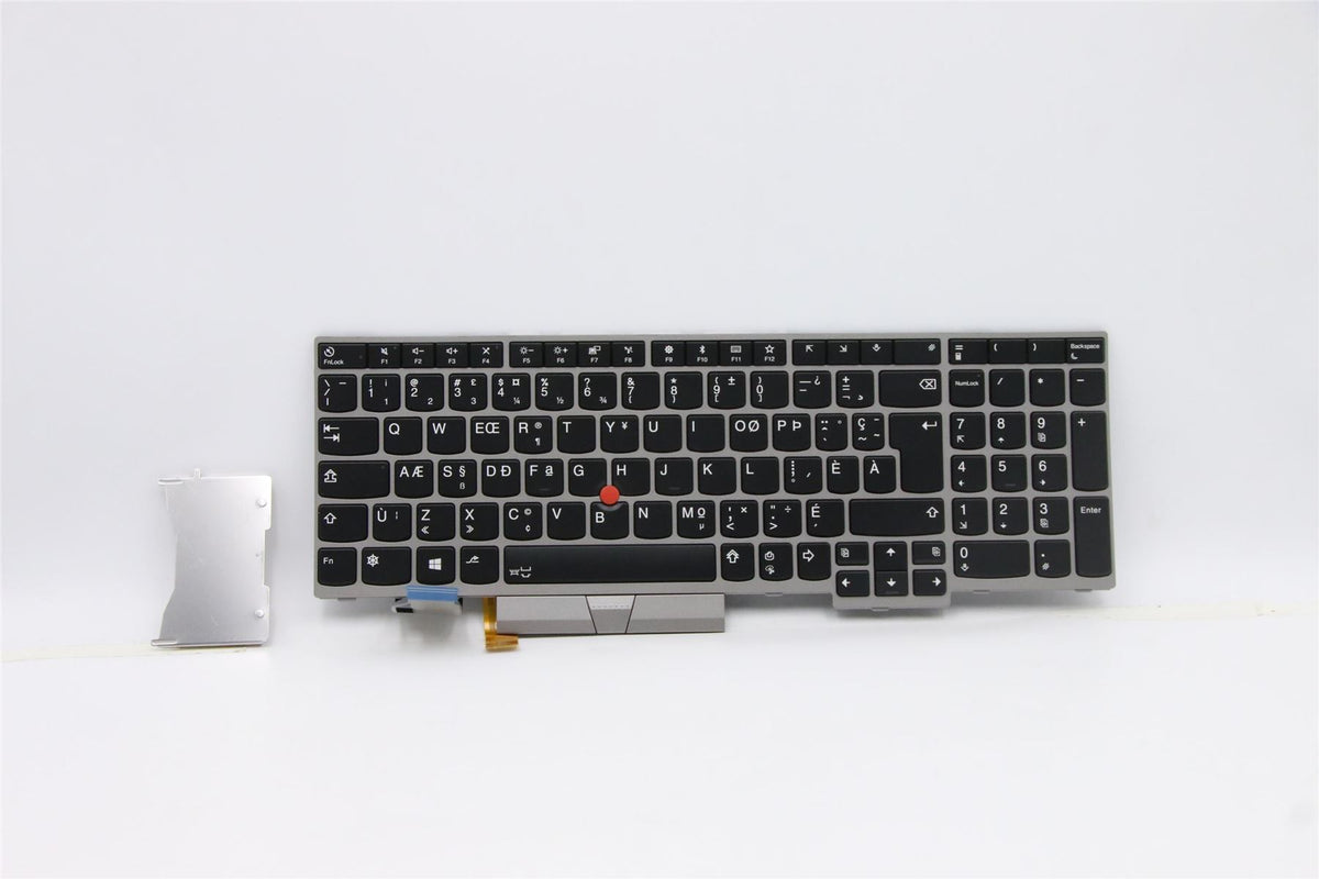 Lenovo ThinkPad E580 Keyboard Canadian Multilingual Silver Backlit 01YN741