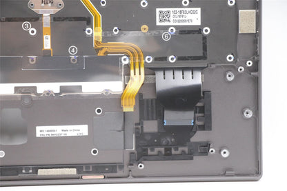Lenovo ThinkPad X1 5th Gen Keyboard Palmrest Top Cover Russian 5M10Z37118