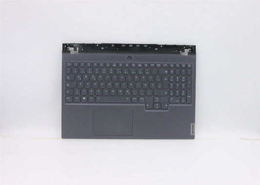 Lenovo Legion 7 15IMH05 Palmrest Cover Touchpad Keyboard German Grey 5CB0Z21011