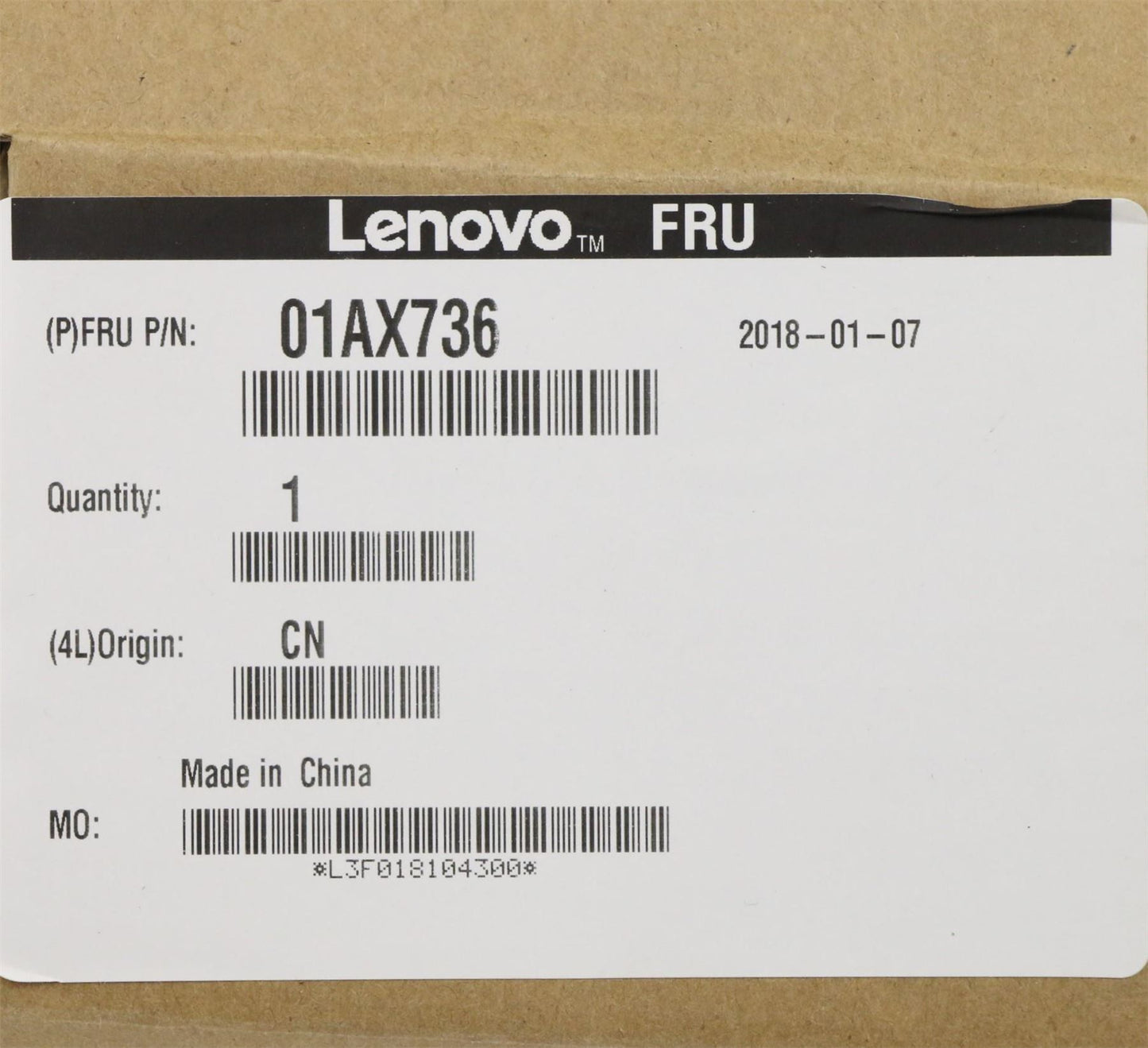 Lenovo Wireless, CMB, INT, 18265 Vpro 01AX736