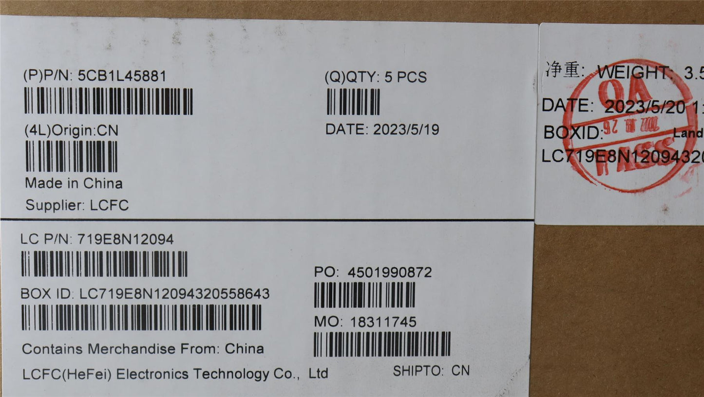 Lenovo Upper Case ASM_GER L82X7 AGFP BL 5CB1L45881