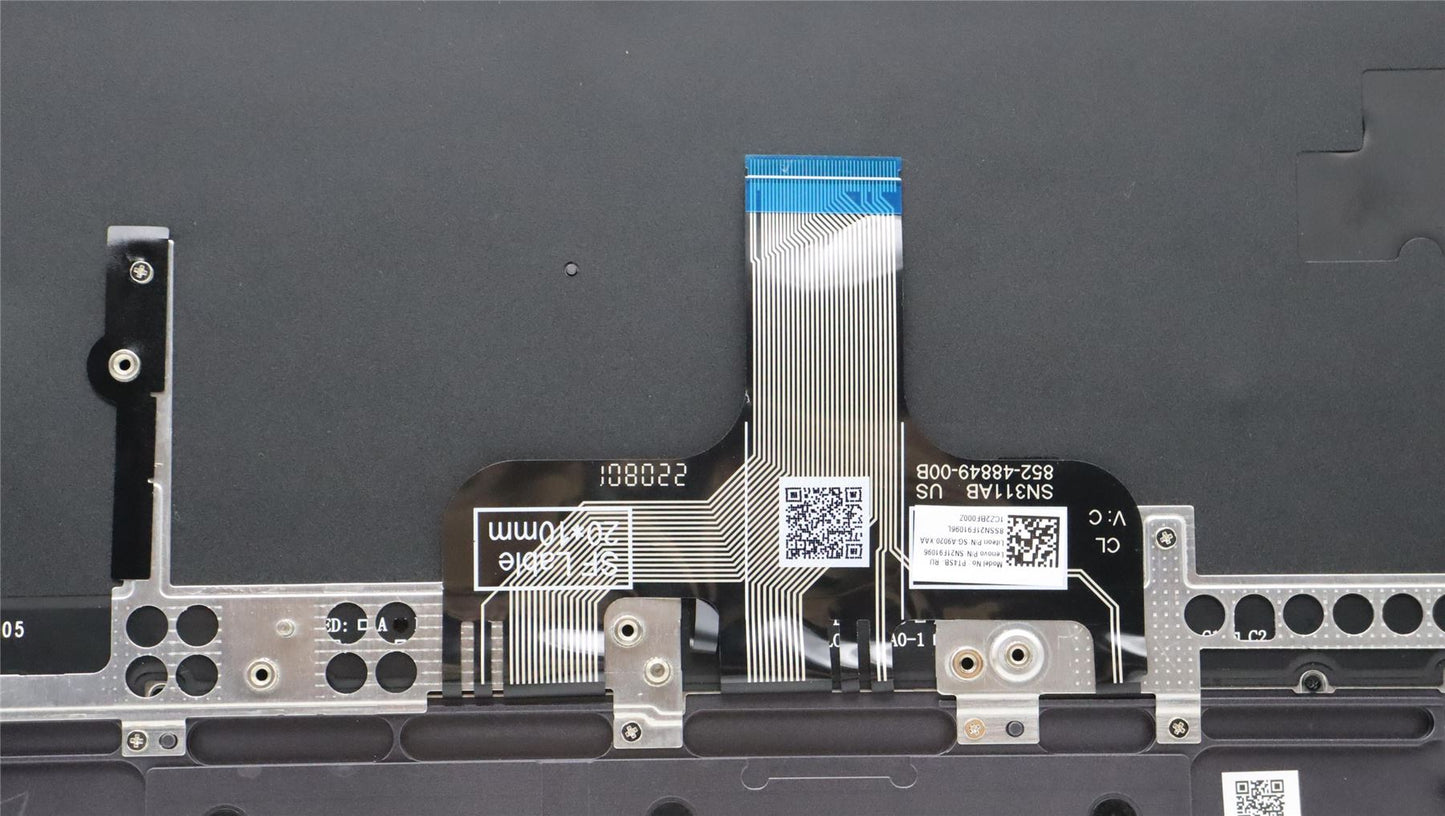Lenovo Yoga 7 14ARH7 Palmrest Cover Touchpad Keyboard Russian 5CB1J37014