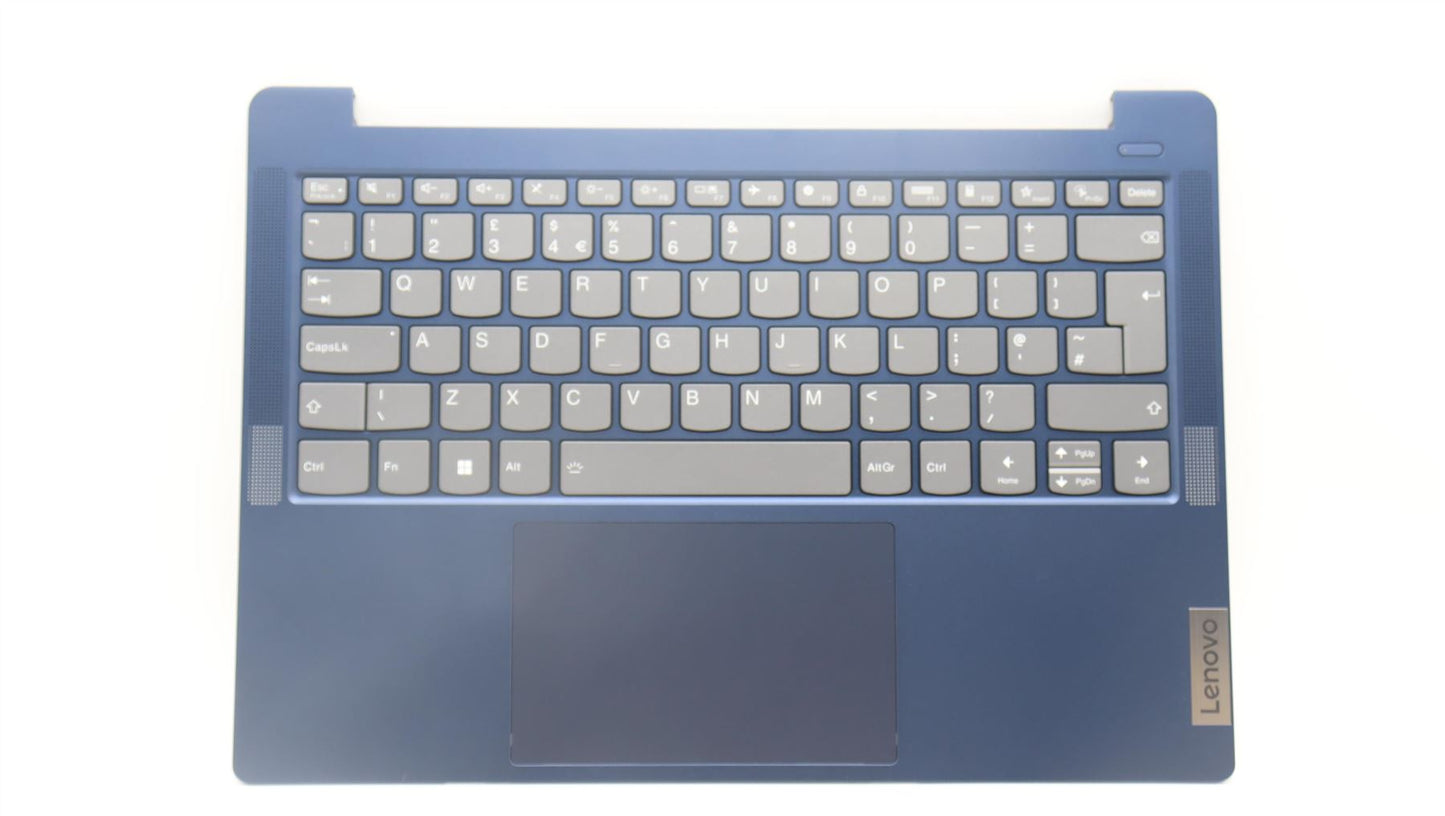 Lenovo Slim 5 14IRL8 Keyboard Palmrest Top Cover UK Blue Backlit 5CB1L11200