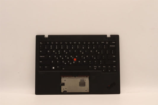 Lenovo ThinkPad X1 Gen 2 Keyboard Palmrest Top Cover Greek Black 5M11H41810