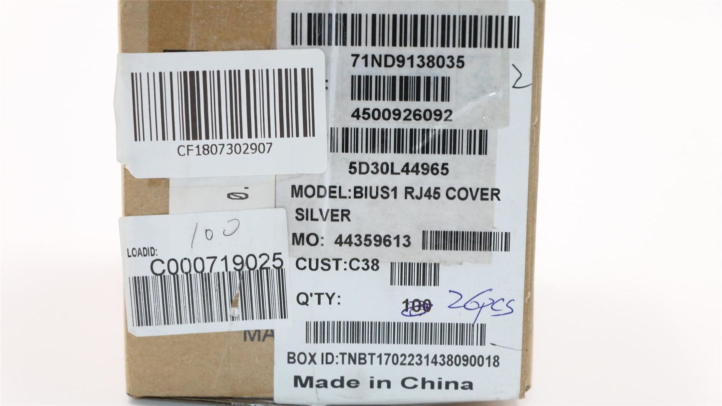 Lenovo 5D30L44965 RJ45 Door C 80TK Silver