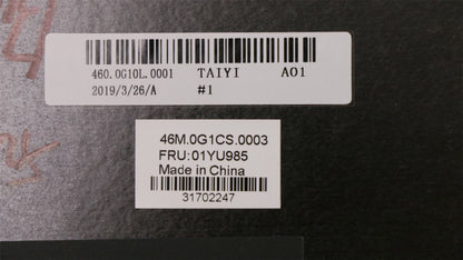 Lenovo Yoga X390 LCD Cover Rear Back Housing Silver 01YU985