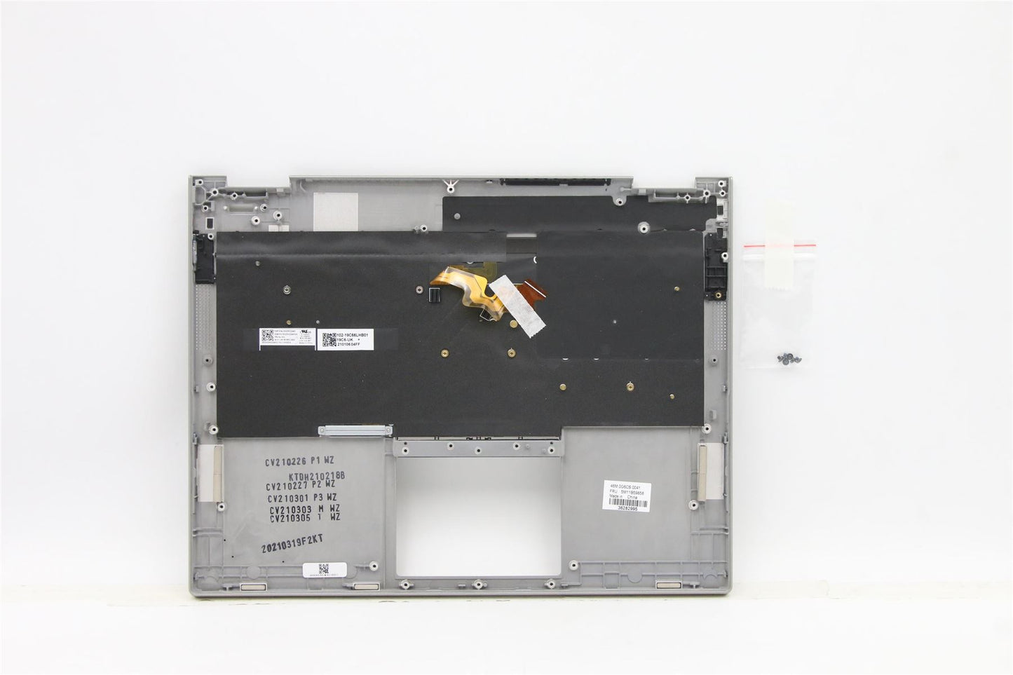 Lenovo ThinkPad X1 Keyboard Palmrest Top Cover Icelandic Titanium 5M11B59858