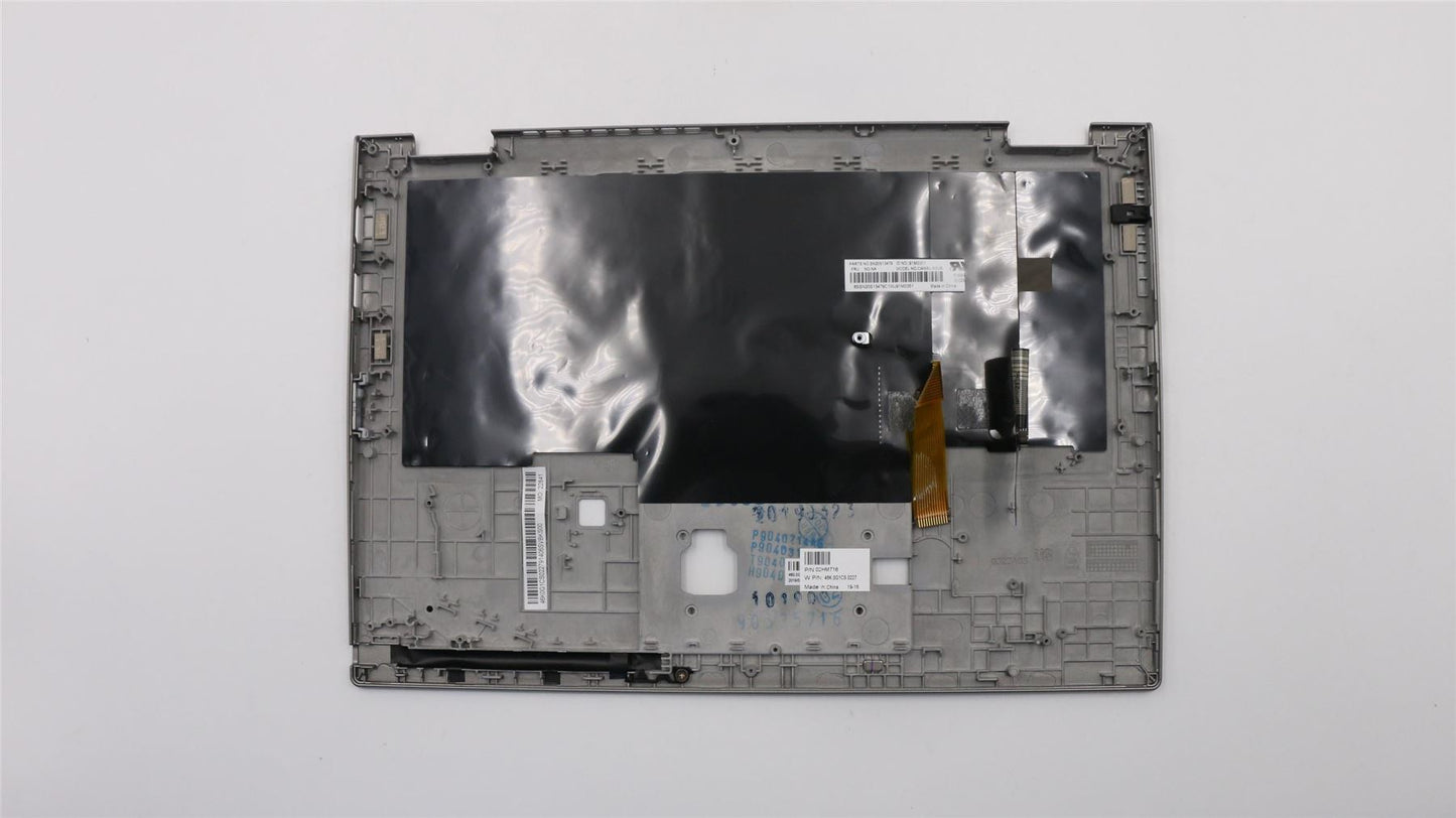 Lenovo ThinkPad X390 Keyboard Palmrest Top Cover US Silver Backlit 02HM716