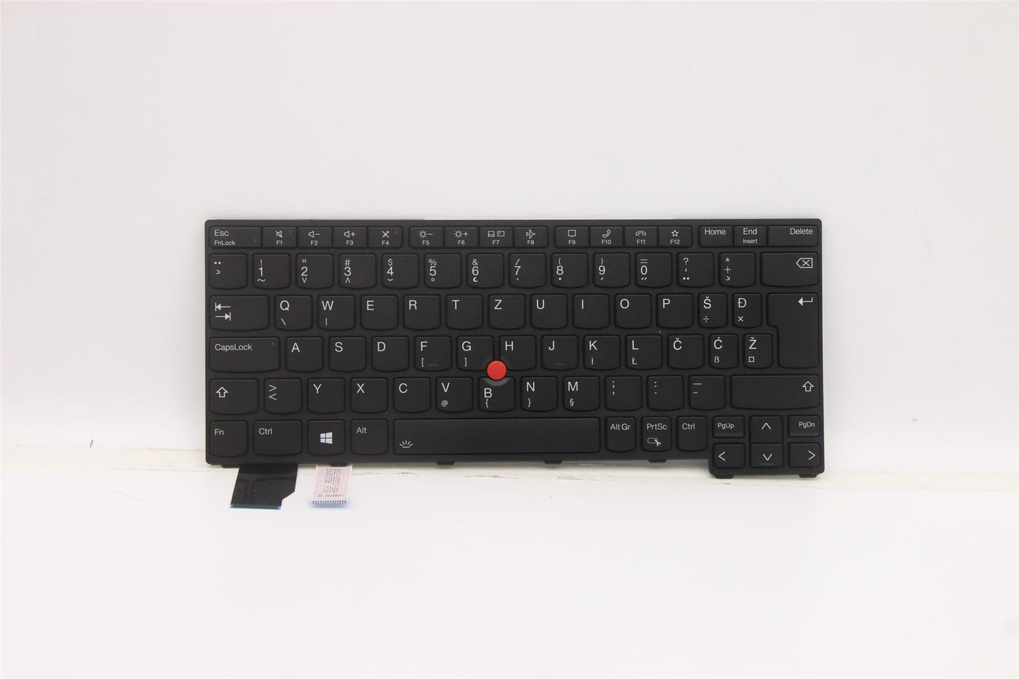 Lenovo ThinkPad X13 Gen 2 Keyboard Slovenian Black Backlit 5N21A21902