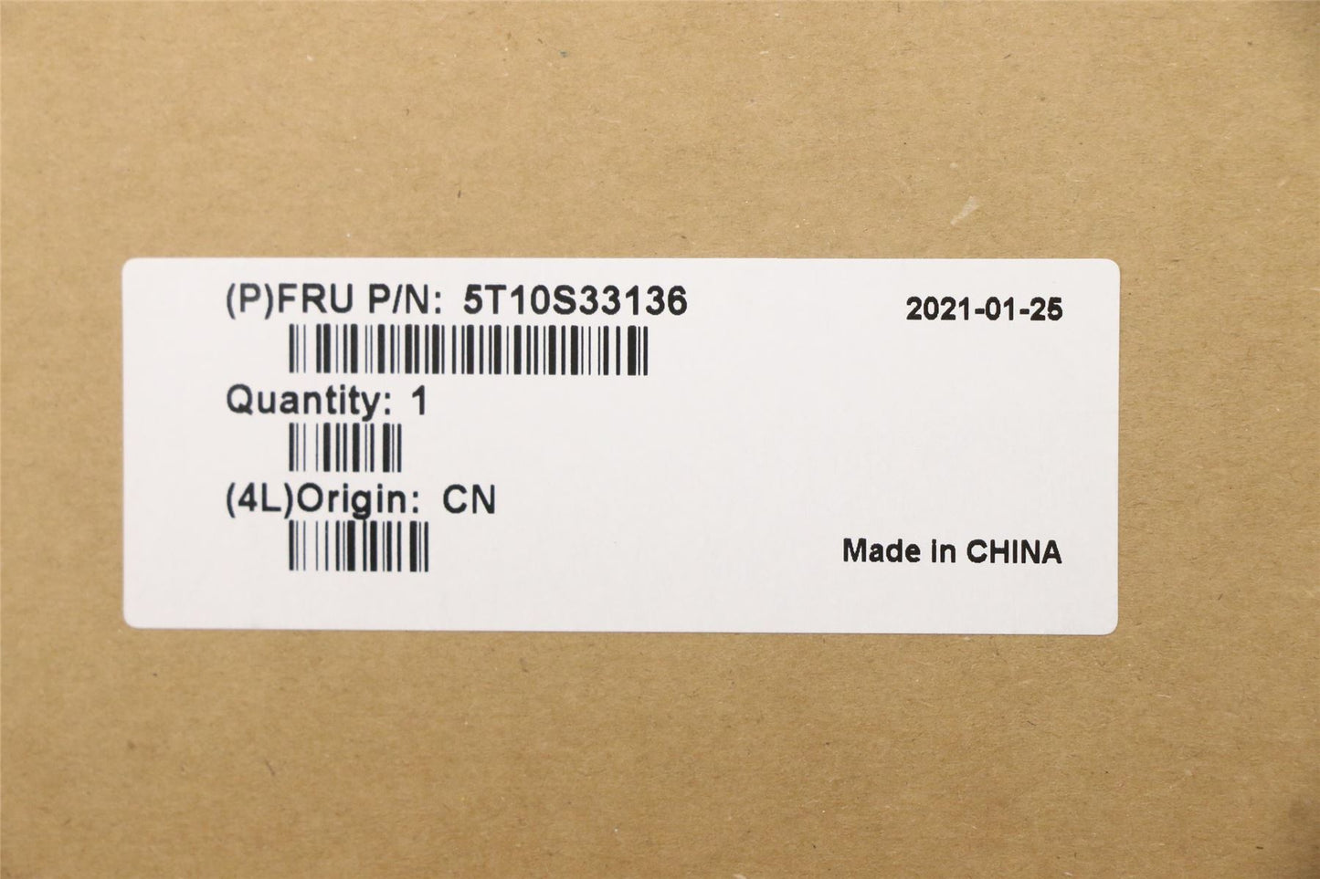 Lenovo 5T10S33136 TAPE Removable Tape L 82BJ 2.6T