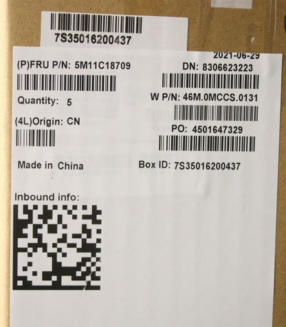 Lenovo ThinkPad X13 Gen 3 X13 Gen 2 Keyboard Palmrest Top Cover Black 5M11C18746