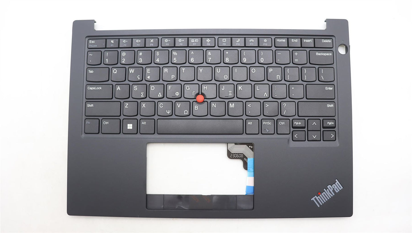 Lenovo ThinkPad E14 Gen 5 Keyboard Palmrest Top Cover Greek Black 5M11L92263