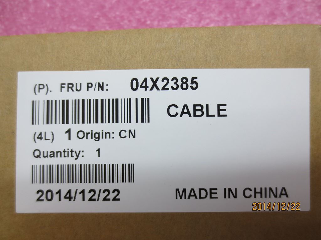 Lenovo FRU, CABLE,Front eSATA cable, MPOB 04X2385