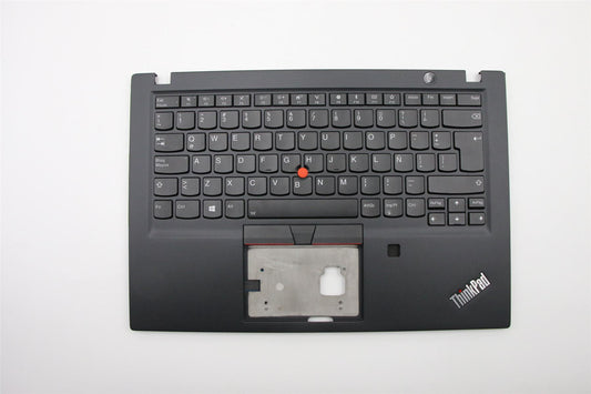Lenovo ThinkPad T490s Palmrest Cover Keyboard Latin Spanish Black 02HM294