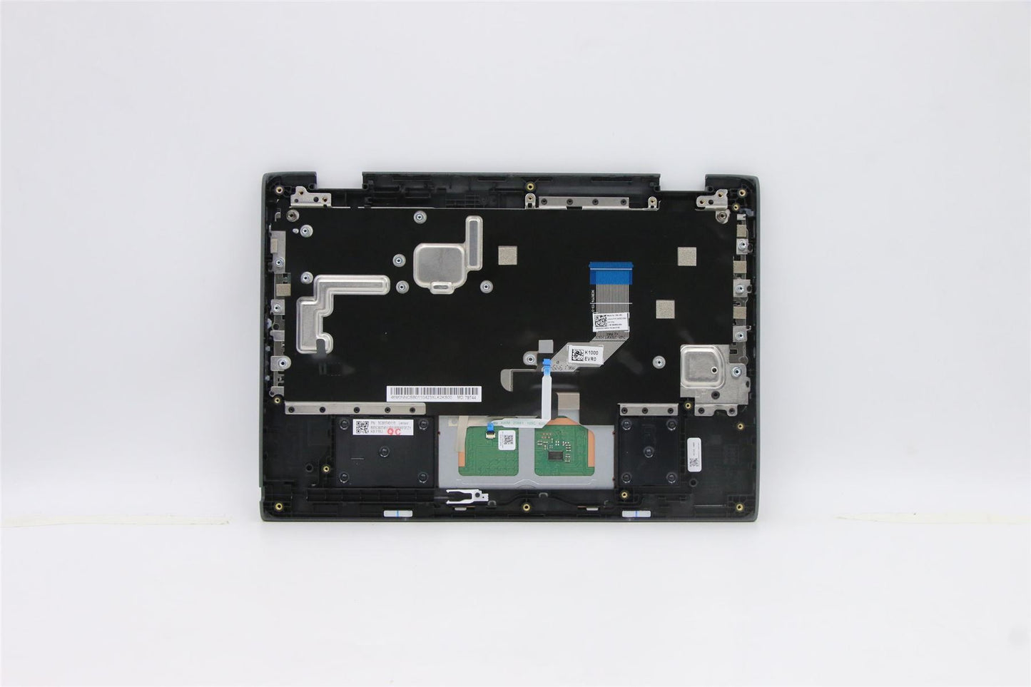 Lenovo 300e 2nd Gen Palmrest Touchpad Cover Keyboard Belgian Black 5CB0T45115