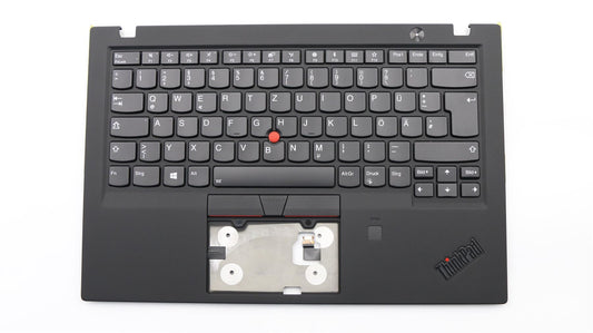 Lenovo ThinkPad X1 6th Gen Palmrest Cover Keyboard German Black 01YR614