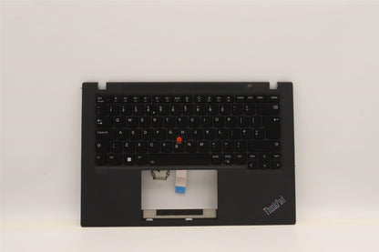 Lenovo ThinkPad T14s Gen 2 Keyboard Palmrest Top Cover UK Black 5M11F24813