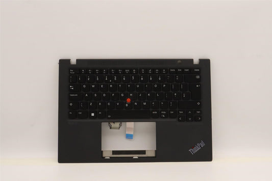 Lenovo ThinkPad T14s Gen 2 Keyboard Palmrest Top Cover UK Black 5M11F24813