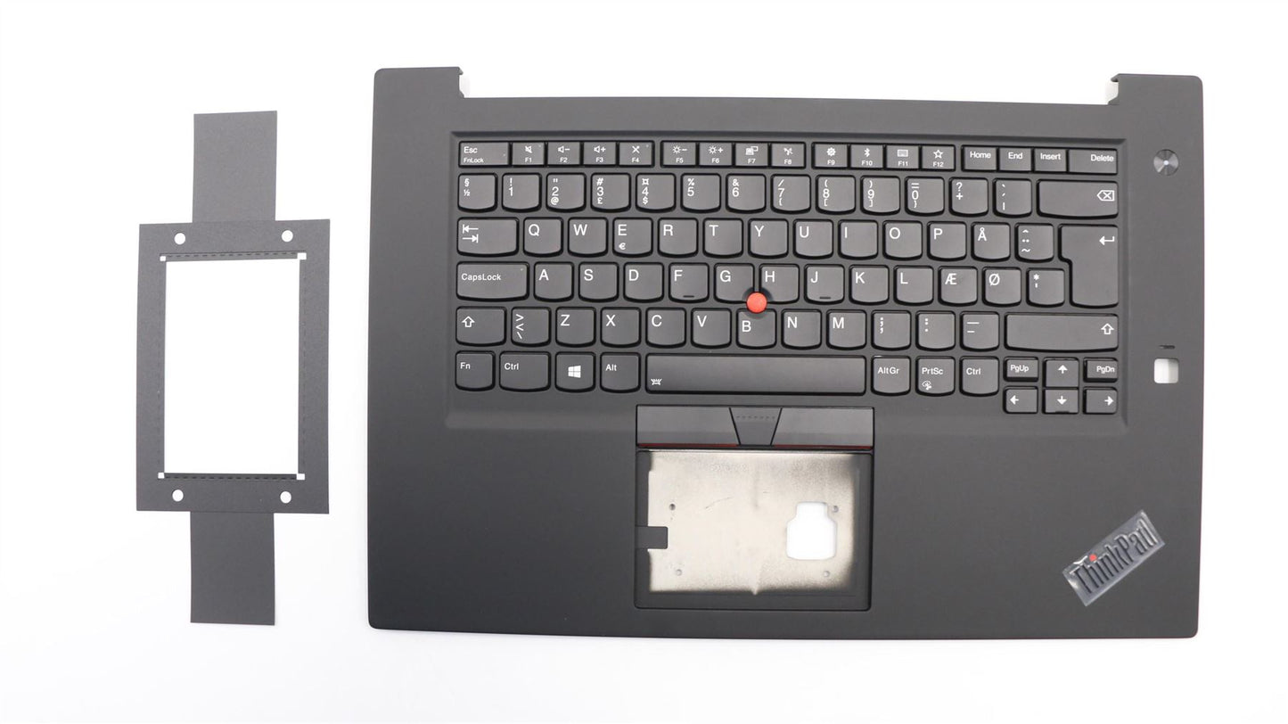 Lenovo Extreme P1 1 X1 1st Keyboard Palmrest Top Cover Danish Black 01YU768