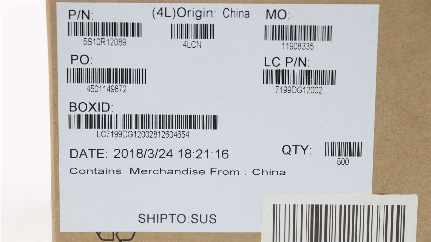 Lenovo 5S10R12089 SCREW Screw L 81EU 2.0D 2.2L K 8.0D 0.5T