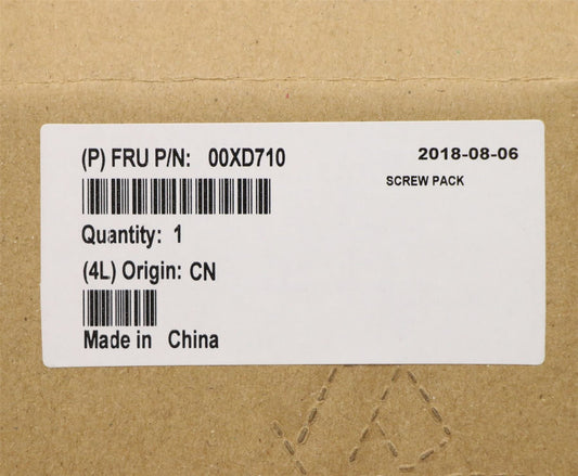 Lenovo 00XD710 SCREW Screw list