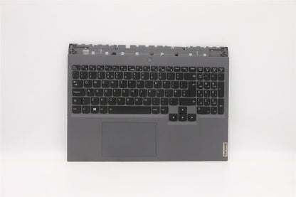 Lenovo 5 16ITH6 Palmrest Cover Touchpad Keyboard UK Slate Grey 5CB1D10477