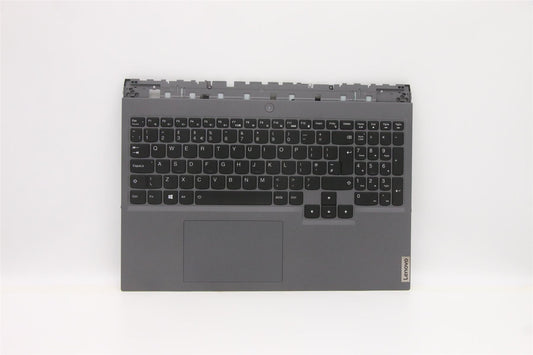 Lenovo 5 16ITH6 Palmrest Cover Touchpad Keyboard UK Slate Grey 5CB1D10477