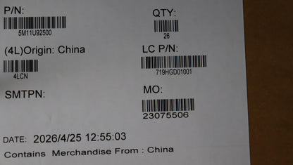 Lenovo MECH_ASM FP with BK Power Button Board 5M11U92500