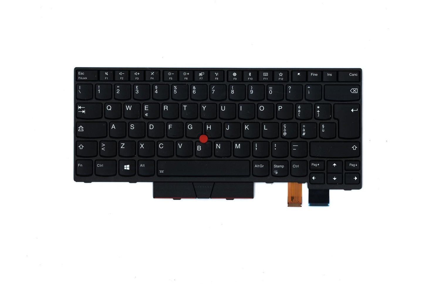 Lenovo ThinkPad T470 A475 Keyboard Italian Black Backlit 01AX504