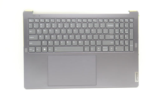 Lenovo Yoga 9 16IRP8 Palmrest Cover Touchpad Keyboard US Grey 5CB1L55115
