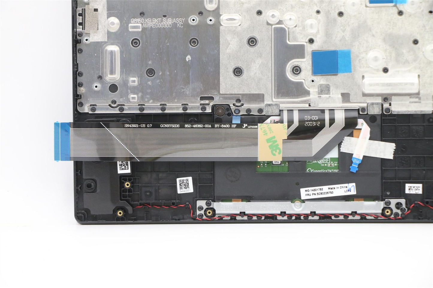 Lenovo Chromebook 3 CB-11IGL05 Tastatur-Handballenauflage, obere Abdeckung, US-Schwarz, 5CB0Z26753