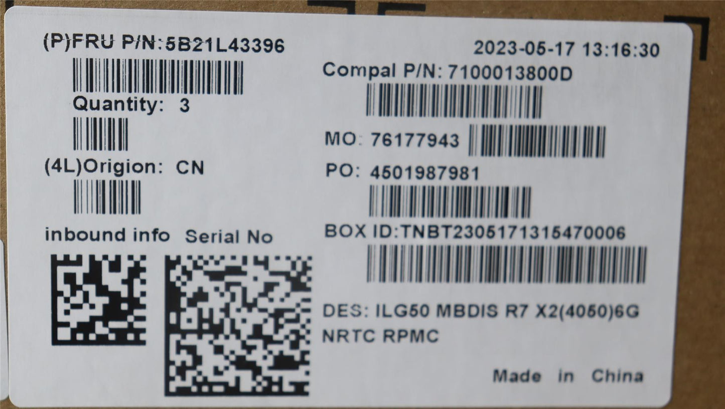 Lenovo LOQ 16APH8 LOQ 15APH8 Motherboard Mainboard DIS AMDR77840HS 5B21L43396