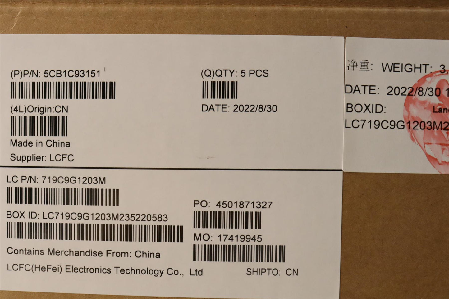 Lenovo Upper Case ASM_SPA L82JSSGw/RGBWRF 5CB1C93151