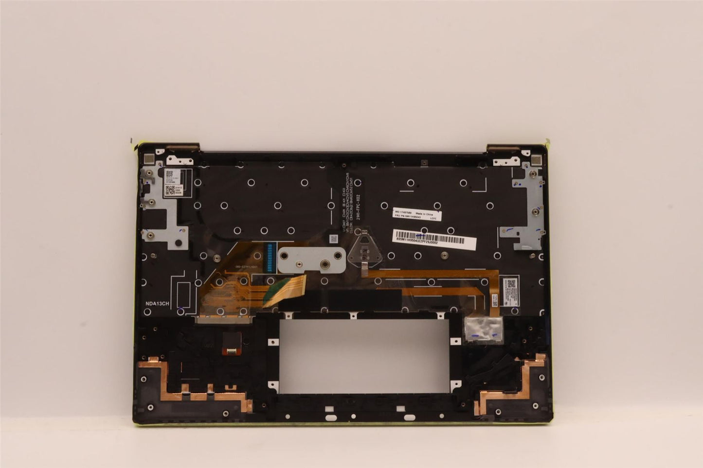 Lenovo ThinkPad Z13 Gen 1 Keyboard Palmrest Top Cover Greek Black 5M11H95043
