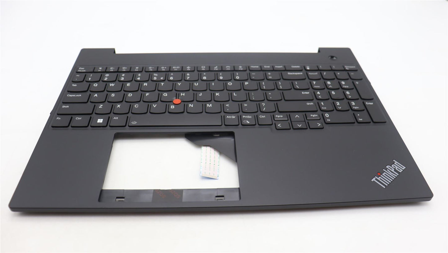 Lenovo ThinkPad E16 Gen 1 Palmrest Cover Keyboard US Europe Black 5M11L65329