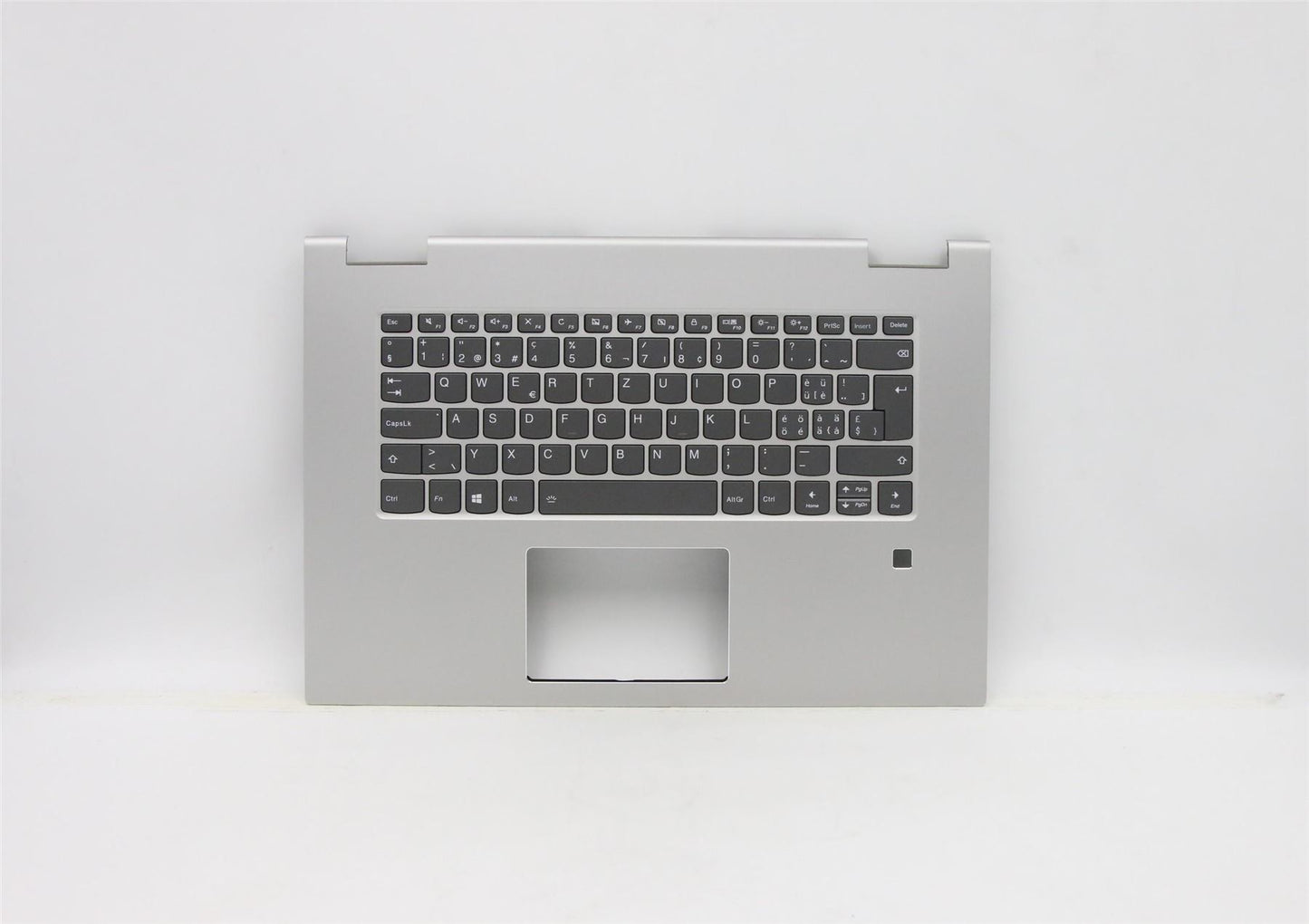 Lenovo 730 15IWL Keyboard Palmrest Top Cover Switzerland Platinum 5CB0T04904