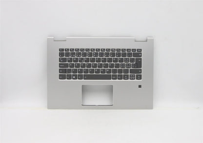 Lenovo 730 15IWL Keyboard Palmrest Top Cover Switzerland Platinum 5CB0T04904