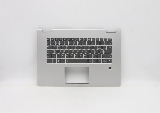 Lenovo 730 15IWL Keyboard Palmrest Top Cover Switzerland Platinum 5CB0T04904