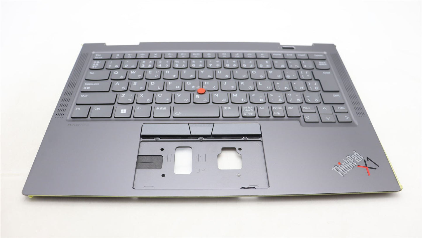 Lenovo Yoga X1 8th Gen Palmrest Cover Keyboard Japanese Grey Backlit 5M11H62294