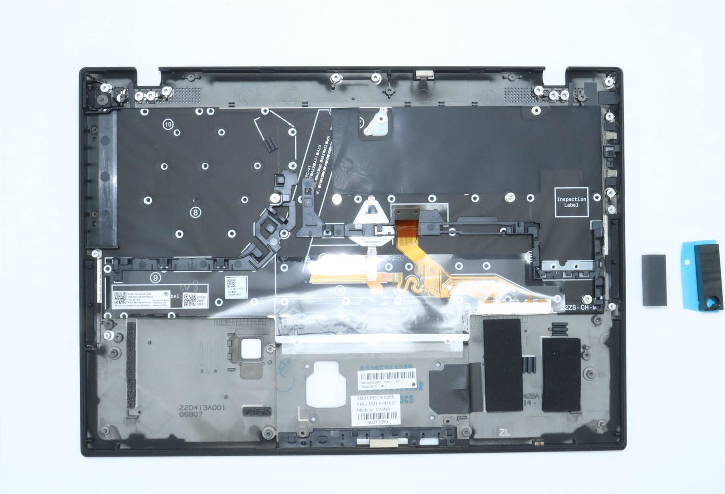 Lenovo ThinkPad X1 Gen 2 Keyboard Palmrest Top Cover Russian Black 5M11H41687