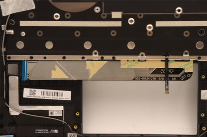 Lenovo Yoga 6 13ABR8 Keyboard Palmrest Top Cover Spanish Silver 5CB1H23797
