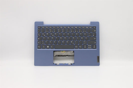 Lenovo IdeaPad 1-11AST-05 Keyboard Palmrest Top Cover German Blue 5CB0W44035