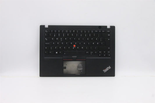 Lenovo ThinkPad T14s Keyboard Palmrest Top Cover Danish Black 5M10Z54170