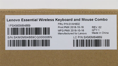 Lenovo ThinkStation M920z P330 Tiny P330 2. kabellose Tastaturmaus 01AH832
