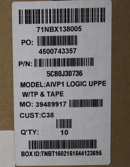 Lenovo IdeaPad 100-14IBY Palmrest Top Cover Housing Black 5CB0J30736