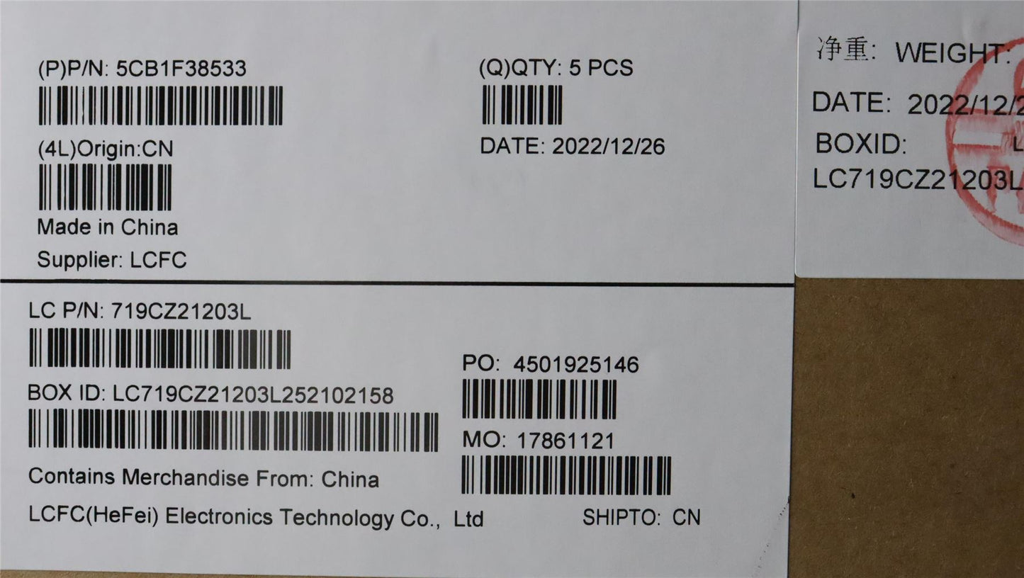 Lenovo 5 16IAH7H Palmrest Cover Touchpad Keyboard Hungarian Backlit 5CB1F38533