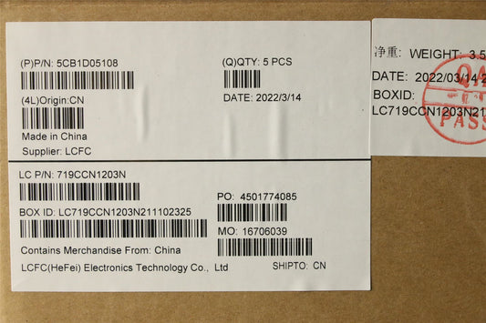 Lenovo Upper Case ASM_POR L82JH SG BU 5CB1D05108