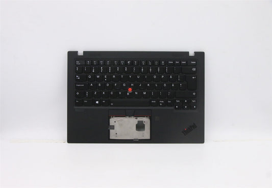 Lenovo Carbon X1 8th Keyboard Palmrest Top Cover Swedish Finnish 5M10Z27491