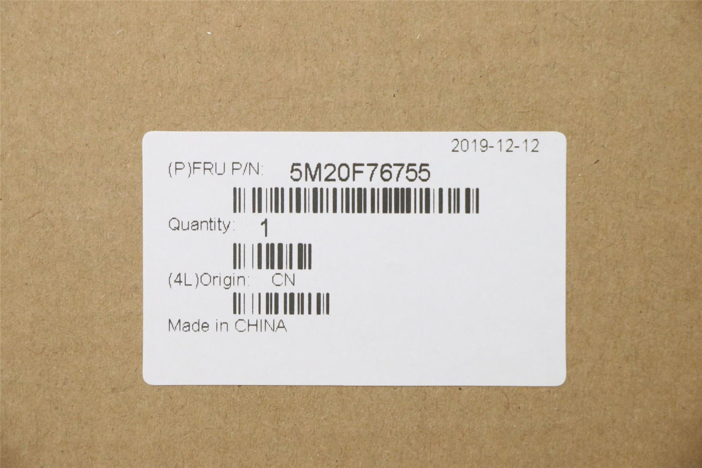 Lenovo Flex 2-15 ODD Optical Disk Drive Blank Black 5M20F76755