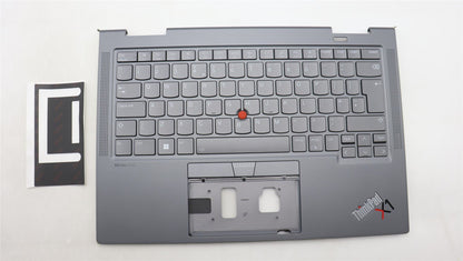 Lenovo Yoga X1 8th Gen Palmrest Touchpad Cover Keyboard UK Europe 5M11H62514